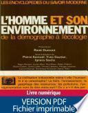 L'homme et son environnement