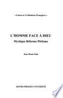 L'homme face à dieu