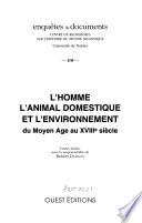 L'Homme, l'animal domestique et l'environnement