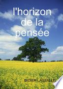 l'horizon de la pensée
