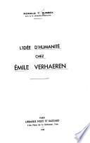 L'idée d'humanité chez Émile Verhaeren
