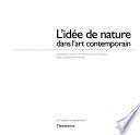 L'idée de nature dans l'art contemporain