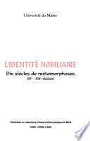 L'identité nobiliaire