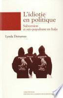 L'idiotie en politique