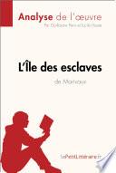 L'Île des esclaves de Marivaux (Analyse de l'oeuvre)
