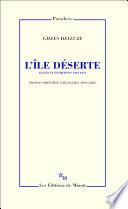 L'Île déserte. Textes et entretiens 1953-1974