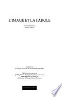 L'image et la parole