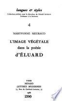 L'Image végétale dans la poésie d'Éluard