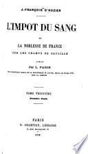 L'impot du sang