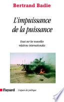 L'impuissance de la puissance