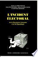L'incident électoral