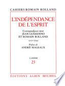 L'Indépendance de l'esprit