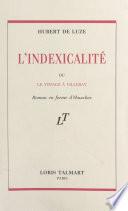 L'indexicalité