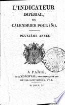 L'indicateur impérial, ou Calendrier pour 1811
