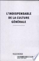 L'indispensable de la culture générale
