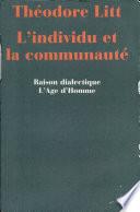 L'individu et la communauté
