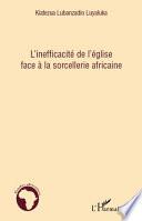 L'inefficacité de l'église face à la sorcellerie africaine