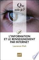 L'information et le renseignement par Internet