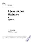 L'Information littéraire