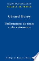 L'informatique du temps et des événements
