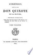 L' ingénieux chevalier Don Quixote de La Manche