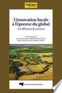 L'innovation locale à l’épreuve du global