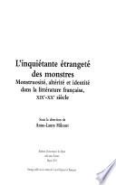 L'inquiétante étrangeté des monstres
