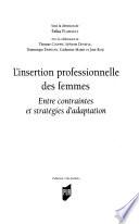 L'insertion professionnelle des femmes