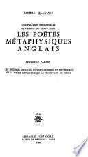 L'inspiration personnelle et l'espirit du temps chez les poètes métaphysiques anglais