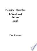 L'instant de ma mort