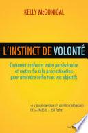 L'instinct de volonté