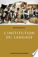 L'institution du langage