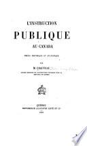L'instruction publique au Canada