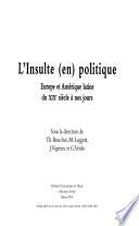 L'insulte (en) politique