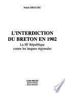 L'interdiction du breton en 1902