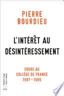 L'Intérêt au désintéressement