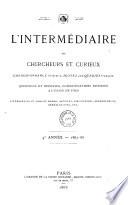 L'Intermédiaire des chercheurs & curieux