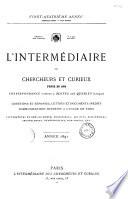 L'Intermédiaire des chercheurs & curieux