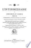 L'Intermédiaire des chercheurs & curieux