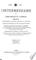 L'intermédiaire des chercheurs et curieux