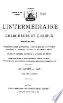 L'intermédiaire des chercheurs et curieux