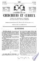 L'Intermédiaire des chercheurs et curieux