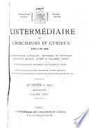 L'Intermédiaire des chercheurs et curieux