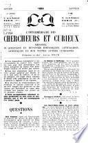 L'Intermédiaire des chercheurs et curieux