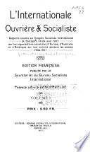 L'internationale auvrière & socialiste
