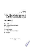 L'internationale noire, 1870-1878