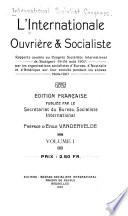 L'internationale ouvrière & socialiste