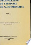 L'interpretation de l'histoire en Chine contemporaine