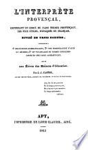 L'interprète provençal