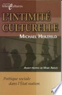 L'intimité culturelle